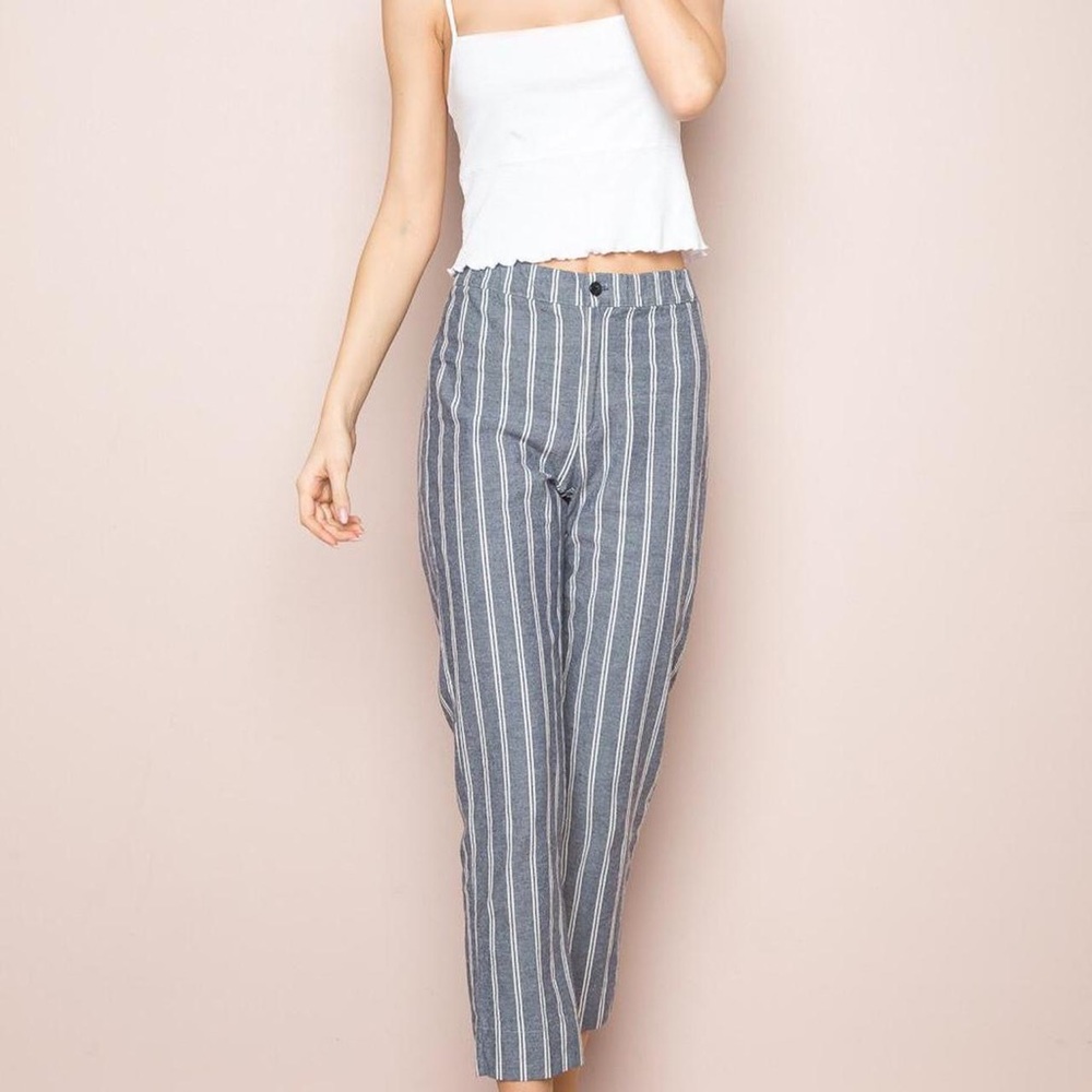 Brandy Melville Tilden Stripe Pants Blue